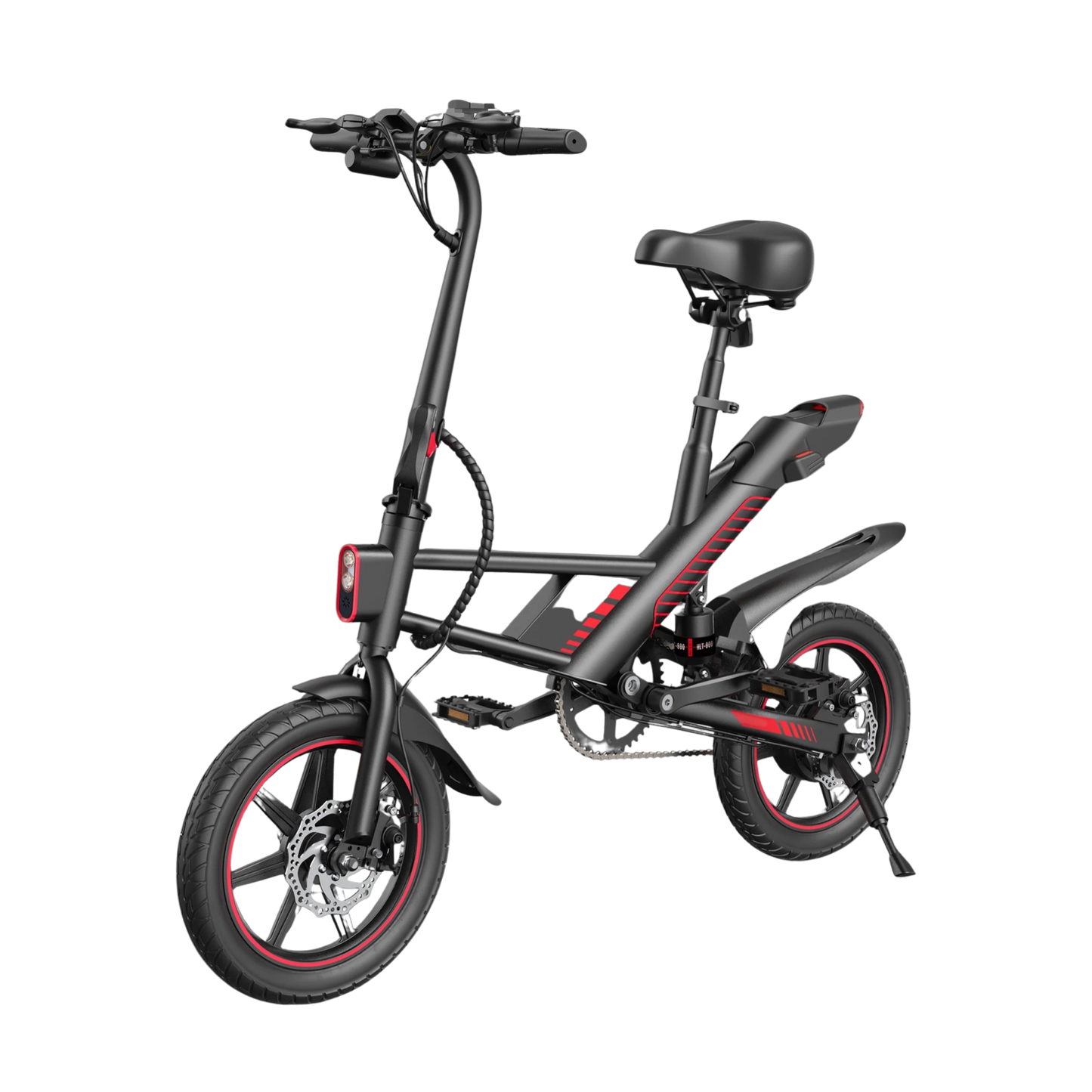 Powerful motor|Foldable Bike|Gyroor C33|Black
